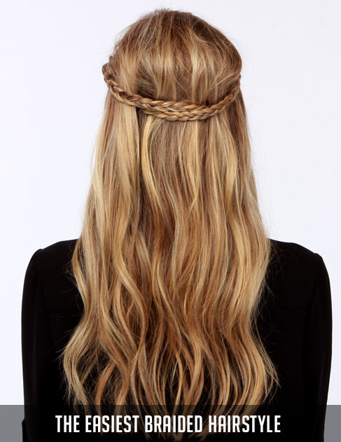 The Easiest Braided Hairstyle