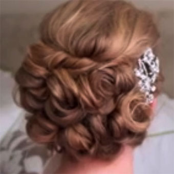 Classic Bridal Updo Hairstyle
