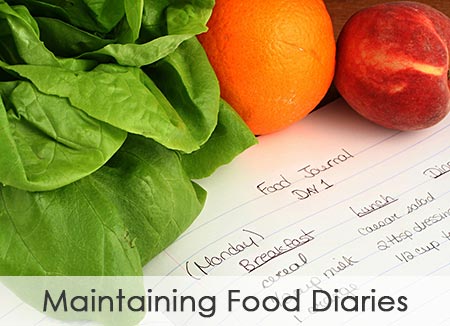 maintaining food diaries