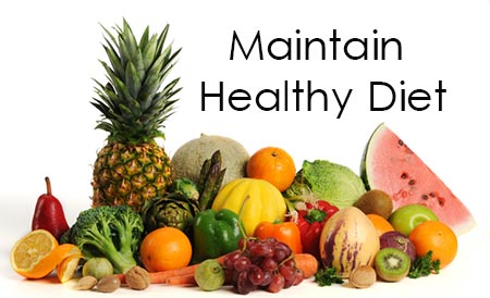 Maintain healthy Diet