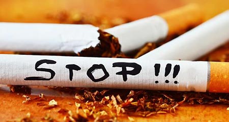 stop smoking or use of tobacco
