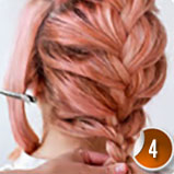 Braided Mohawk Hairstyle - Step 4