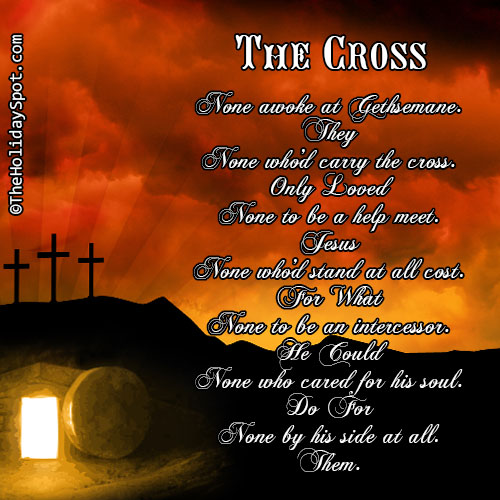 Easter poem - The Cross