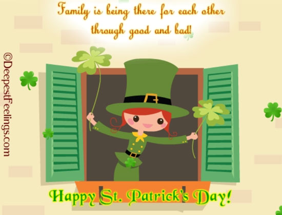 Happy St. Patrick's Day Animated Card