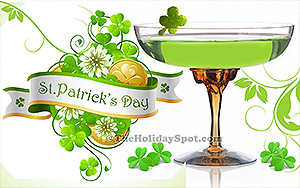 A beautiful illustration of St. Patrick's Day wallpaper