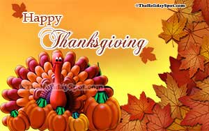  A high resolution 1080i desktop illustration of Thanksgiving Day!