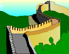 The great wall of China