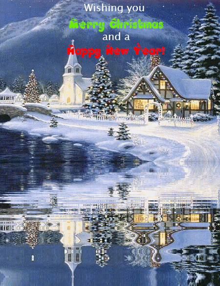 animated merry christmas and happy new year