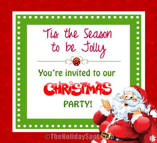 Free Electronic Christmas Invitations 4