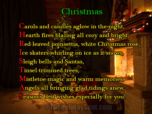 Christmas Poems | Short Christmas Poem | Poems about Christmas | Christmas Poem Images