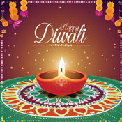 Happy Diwali Rangoli Design