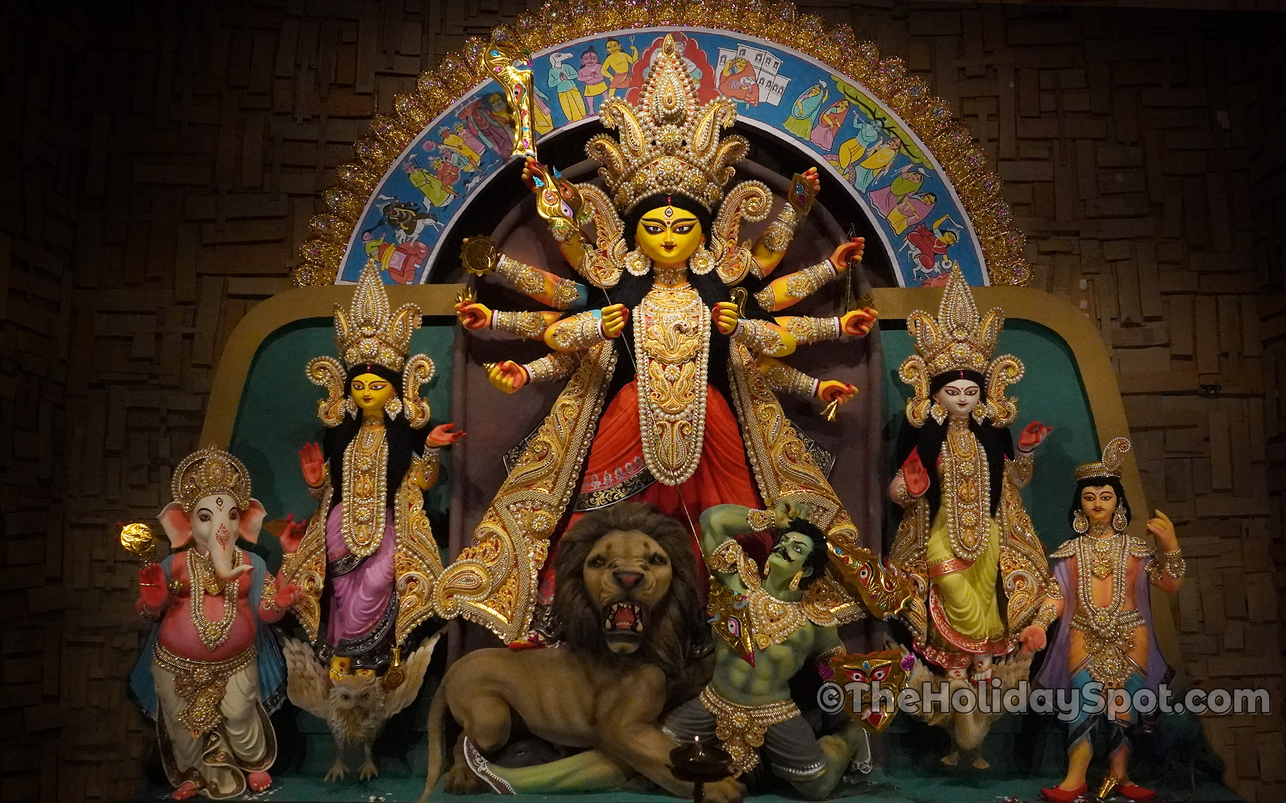 Durga Puja Wallpapers  Top Free Durga Puja Backgrounds  WallpaperAccess