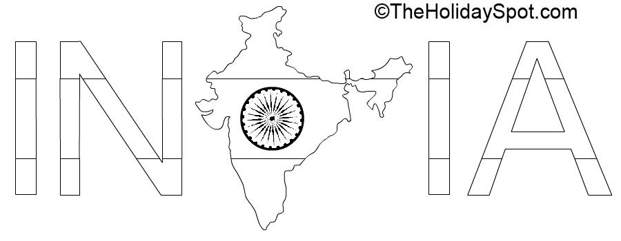 images to color on indian independence day  indian