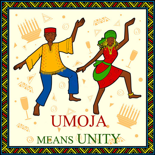 The First Day of Kwanzaa - Umoja means Unity