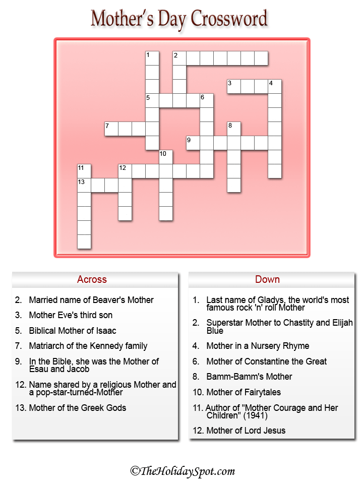 Free 271 Mother S Day Crossword Svg Svg Png Eps Dxf File