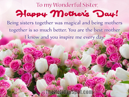 Mother’s Day Greeting cards for sisters and sisters-in-law