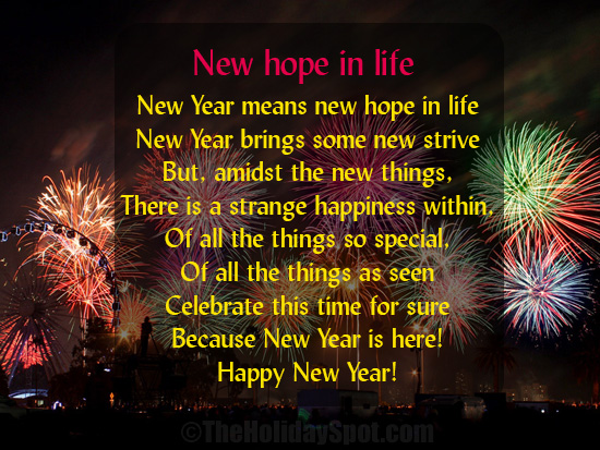 New Year poems | Famous New Year Poems | Short New Year Poems