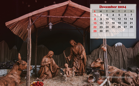 December 2024 Calendar Wallpaper