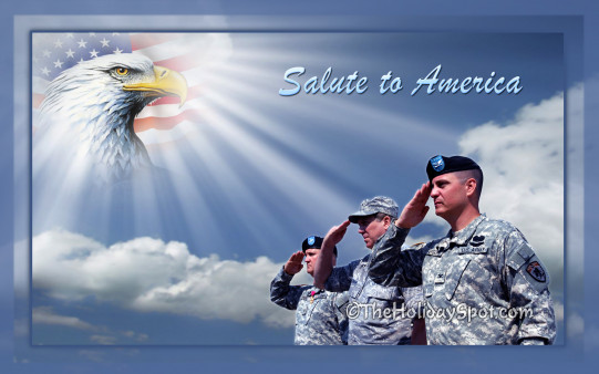 Salute to America - Wallpapers from TheHolidaySpot