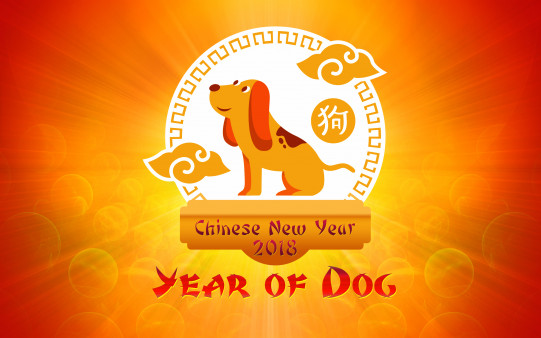 Chinese New Year 2018 Year Of Dog Wallpapers From Theholidayspot